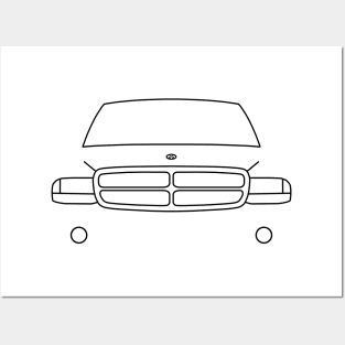 Classic Durango SUV outline (black) Posters and Art